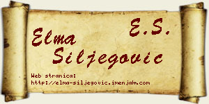 Elma Šiljegović vizit kartica